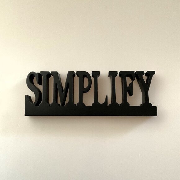 WOODEN SIMPLY SIGN DECOR - Picture 5 of 6
